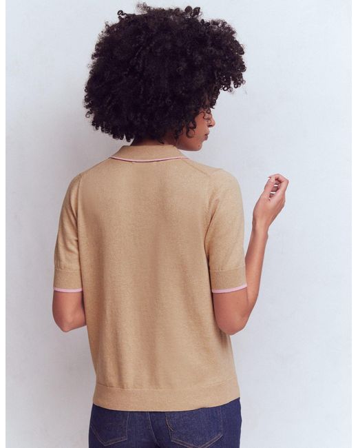 Boden Blue Liz Henley T-Shirt