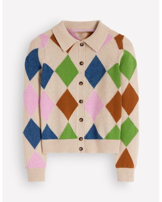 Boden Blue Ariadne Wool Blend Cardigan
