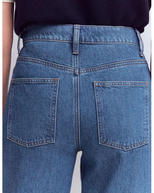 Boden Blue Barrel Jeans