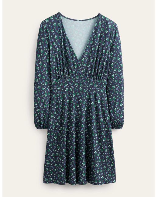 Robe willow en jersey Boden en coloris Blue