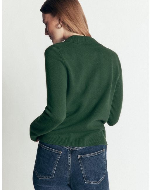Boden Green Marianne Merino Wool Jumper