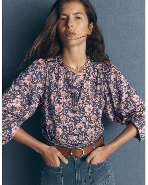 Boden Blue Ara Jersey Shirt