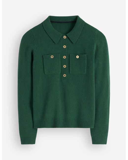 Boden Green Marianne Merino Wool Jumper