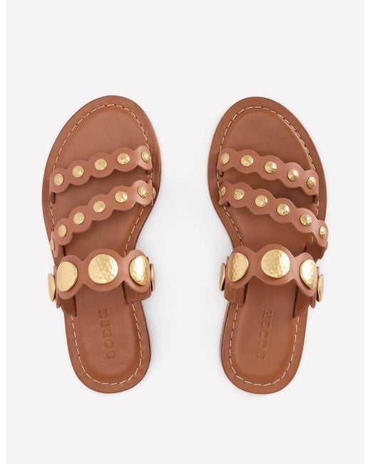 Boden Brown Asymmetric Disc Mule