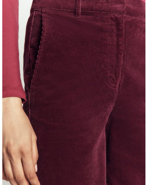 Boden Red Belgravia Cord Pants