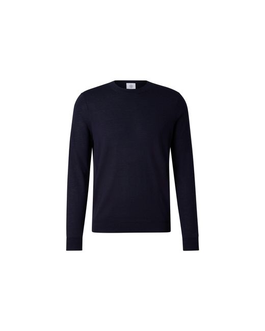 Bogner Blue Pure New Wool Cashmere Sweater for men