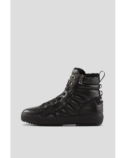 Bogner Black Anchorage High-top Trainers With Spikes for men
