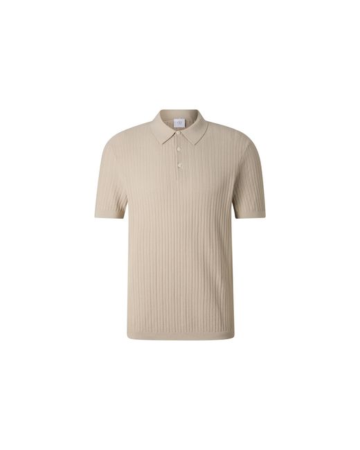 Bogner Natural Tobias Knitted Polo Shirt For for men