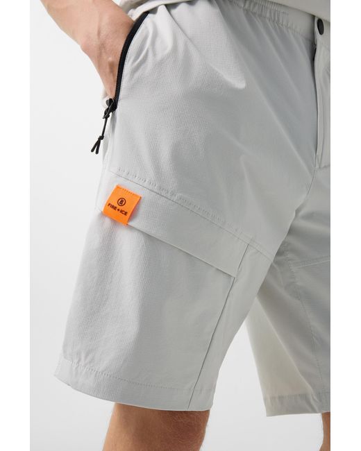 Bogner Fire + Ice Gray Caleb Functional Shorts for men