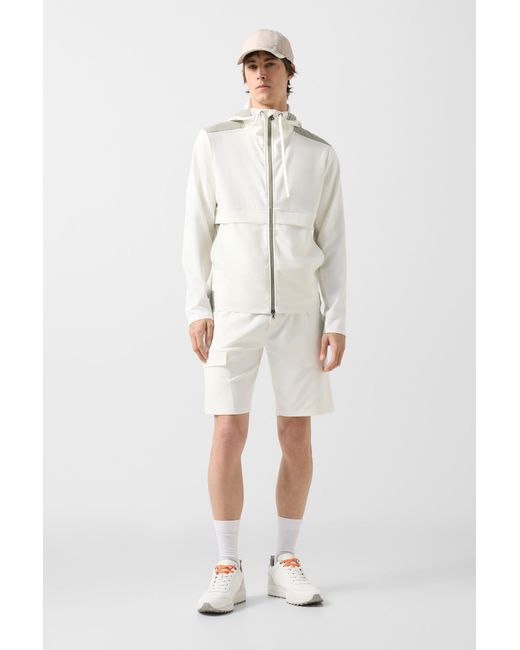 Bogner White Ernesto Jersey Jacket For for men
