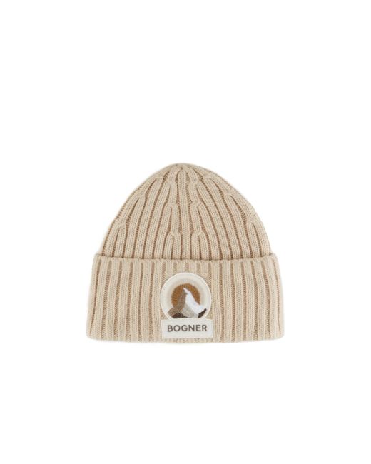 Bogner Natural Bony Knitted Hat