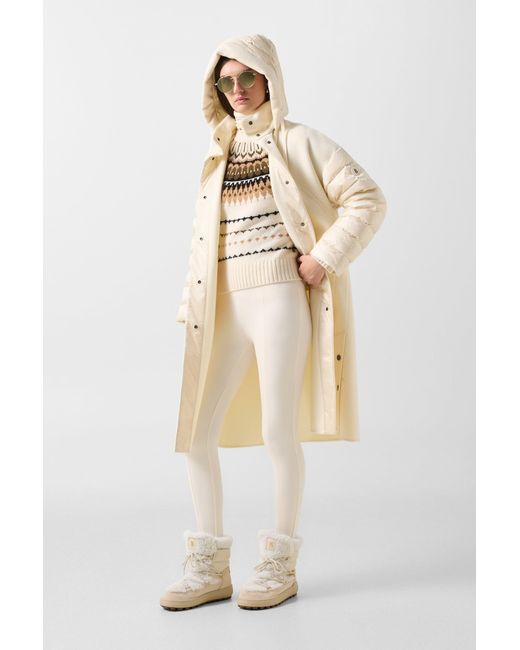 Bogner Natural Trisha Double-faced Down Coat