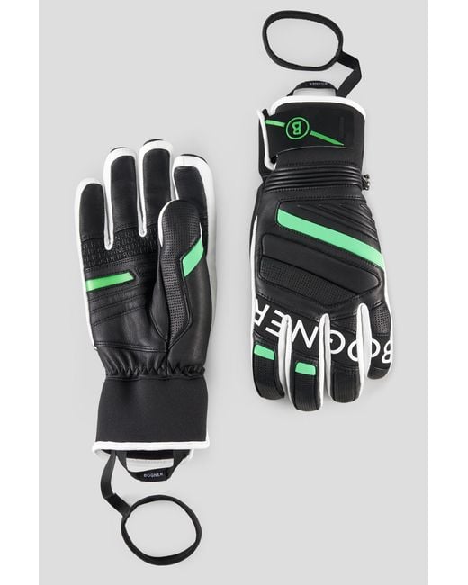 Bogner Black Silvan Gloves for men