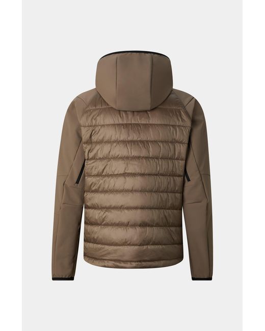 Bogner Fire + Ice Brown Anian Hybrid Jacket for men