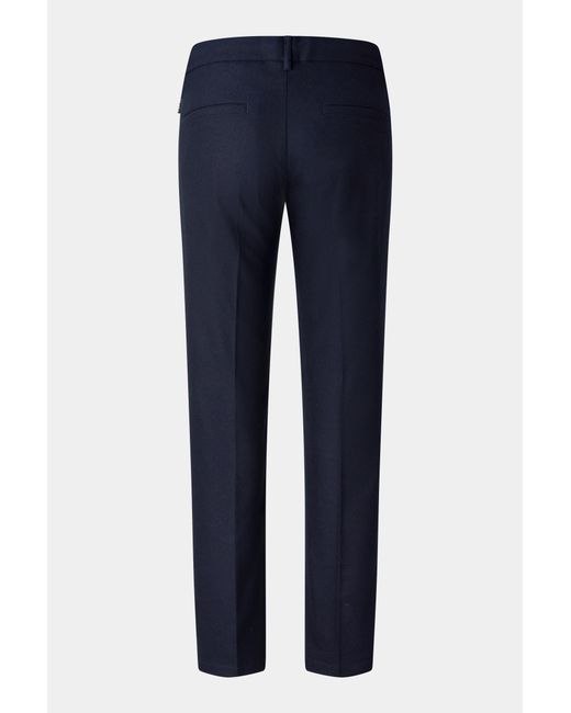 Bogner Blue Riley Business Wool Mix Trousers For for men