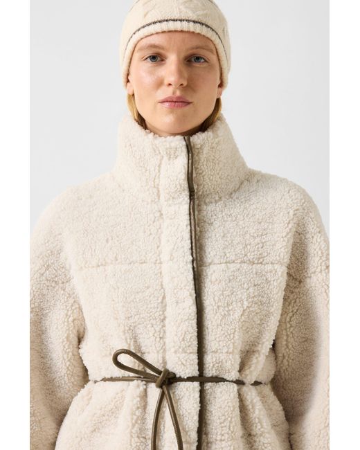 Bogner Natural Kimberly Teddy Jacket