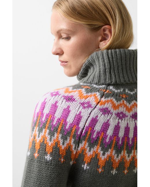 Bogner Gray Norwegian Jumper Ingrid For