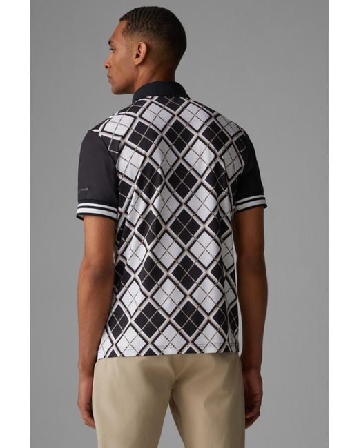 Bogner Black Richard Functional Polo Shirt for men
