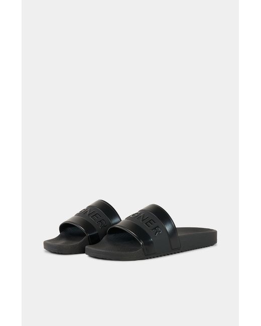 Bogner Black Slides Belize for men