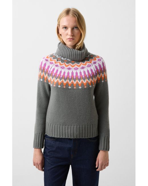 Bogner Gray Norwegian Jumper Ingrid For