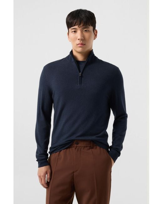 Bogner Blue Ouri Merino Troyer For for men