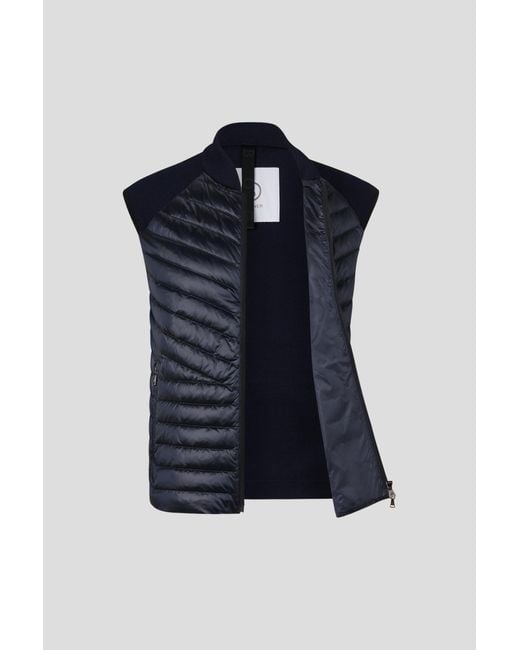 Bogner Blue Lucio Hybrid Knitted Vest for men