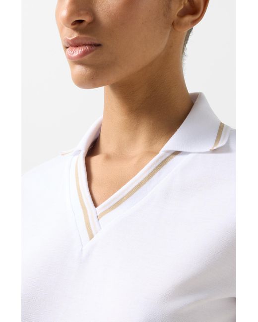 Bogner White Jula Functional Short-Sleeved Top For