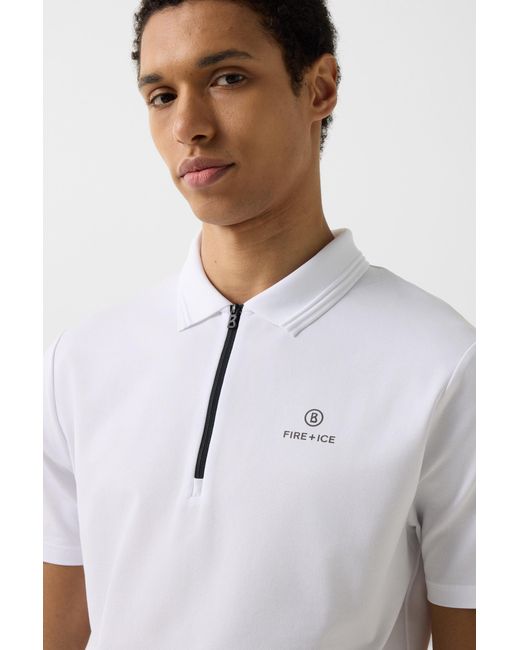 Bogner Fire + Ice Funktions-Polo-Shirt Mikka Für Herren in White für Herren