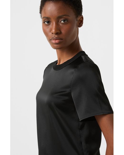 Bogner Black Satin Shirt Dylan