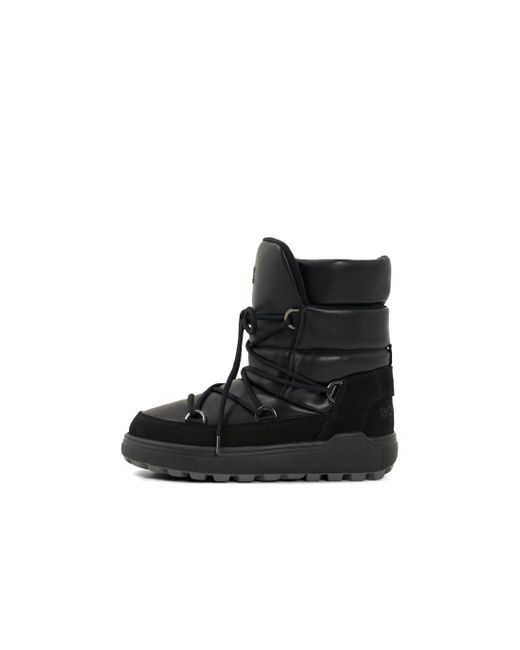 Bogner Black Snow Boots Chamonix Mit Spikes Für Damen