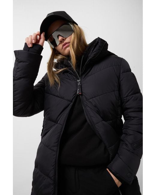Bogner Fire + Ice Black Aenny Quilted Coat
