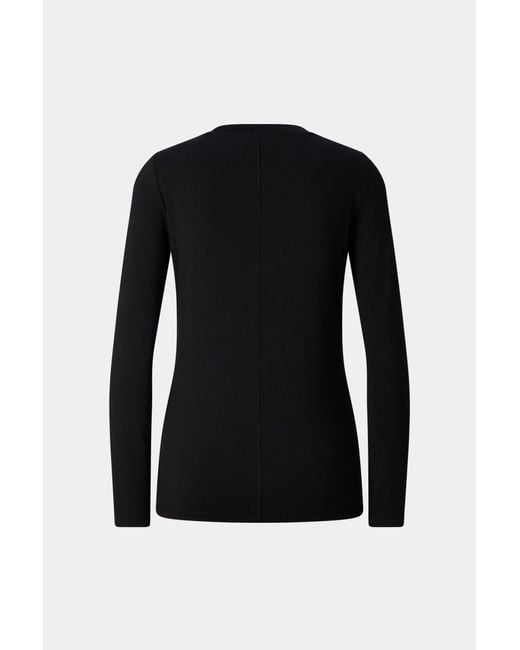 Bogner Black Alexi Long-Sleeved Top For