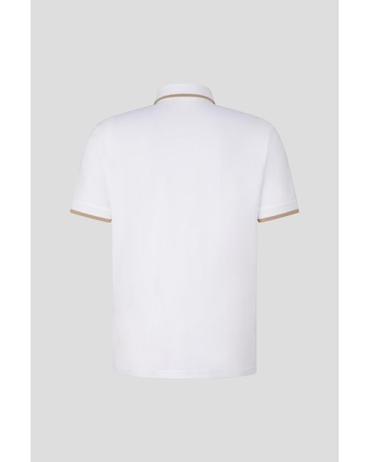 Bogner White Cody Functional Polo Shirt for men
