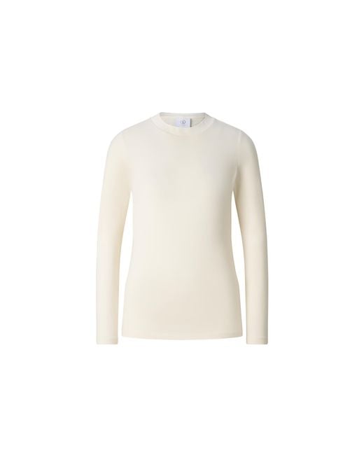Bogner White Alexi Long-Sleeved Top For