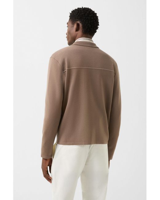 Bogner Brown Olaf Knit Jacket for men