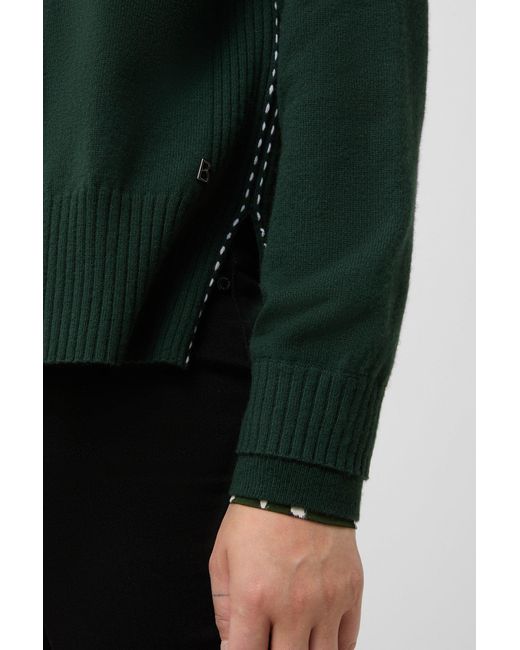Bogner Green Virgin Wool Pullover Lysanne