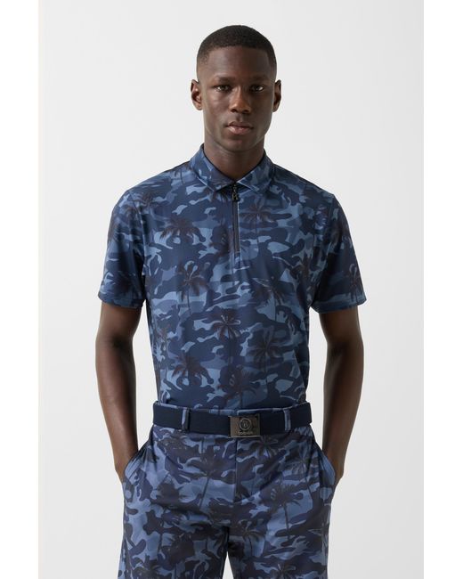 Bogner Blue Taron Functional Short-sleeved Top for men