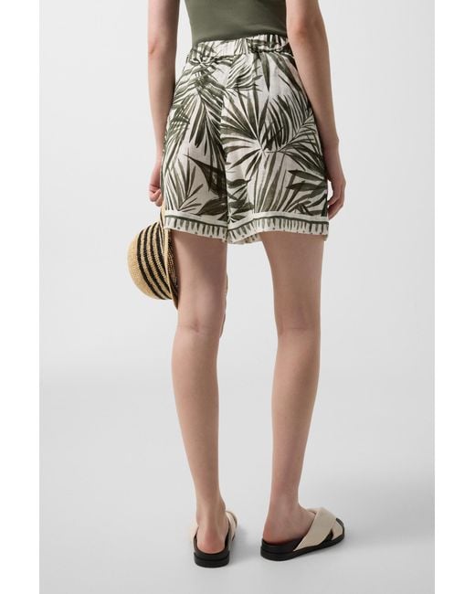 Bogner Multicolor Carmel Linen Bermuda Shorts