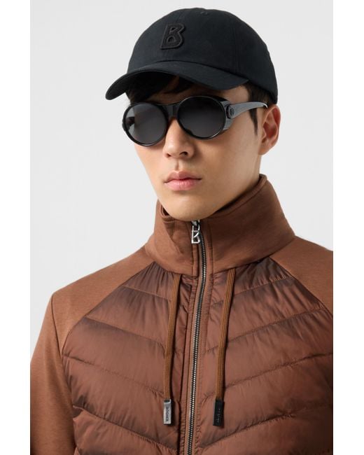 Bogner Brown Baker Down Jersey Jacket For for men