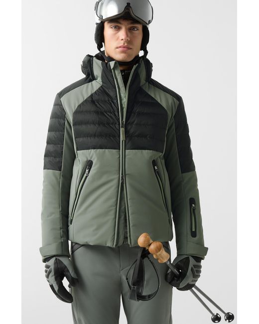 Bogner Green Henik Down Ski Jacket for men