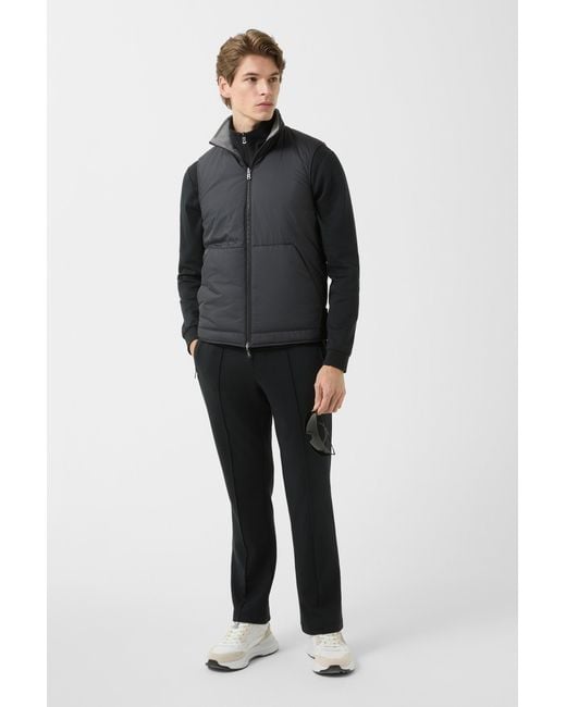 Bogner Black Willis Reversible Vest for men