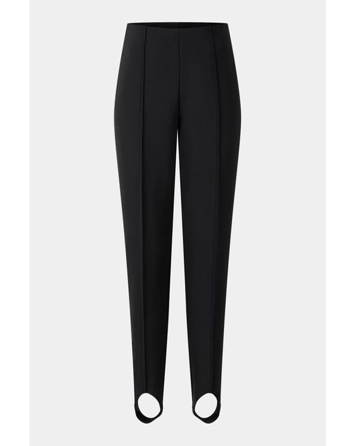 Bogner Black Elaine Softshell Stirrup Pants