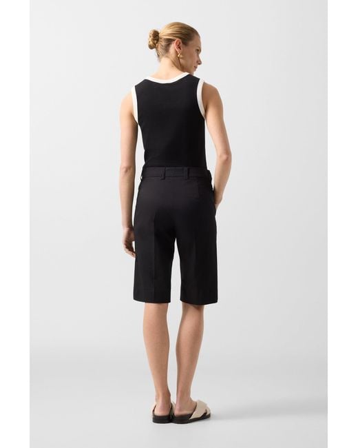 Bogner Black Bermuda Shorts Lara For