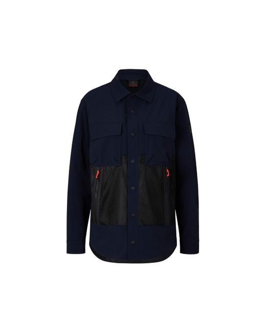 Bogner Fire + Ice Blue Agnello Unisex Shirt Jacket