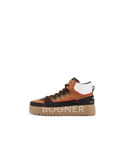 Bogner Brown Antwerp High-top Sneakers for men