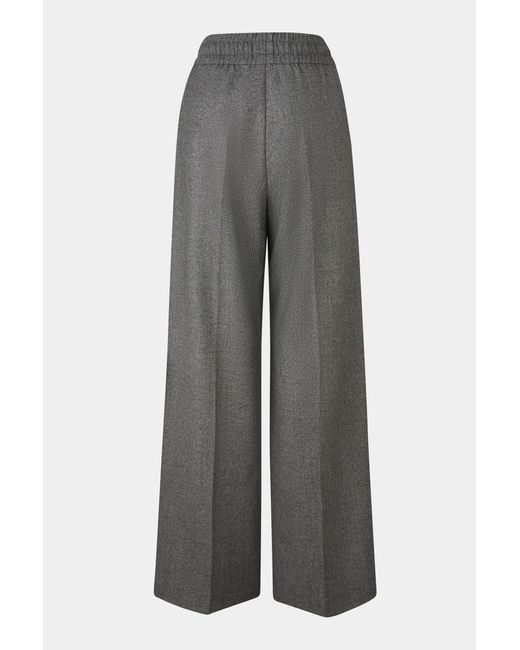 Bogner Gray Pleated Trousers Ella For