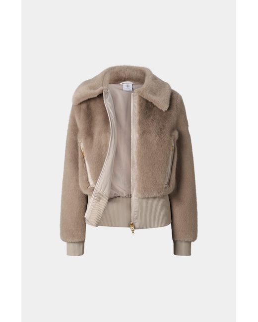Bogner Brown Jolyna Faux Fur Jacket For