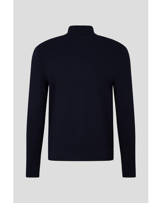 Bogner Blue Lennard Half-zip Pullover for men