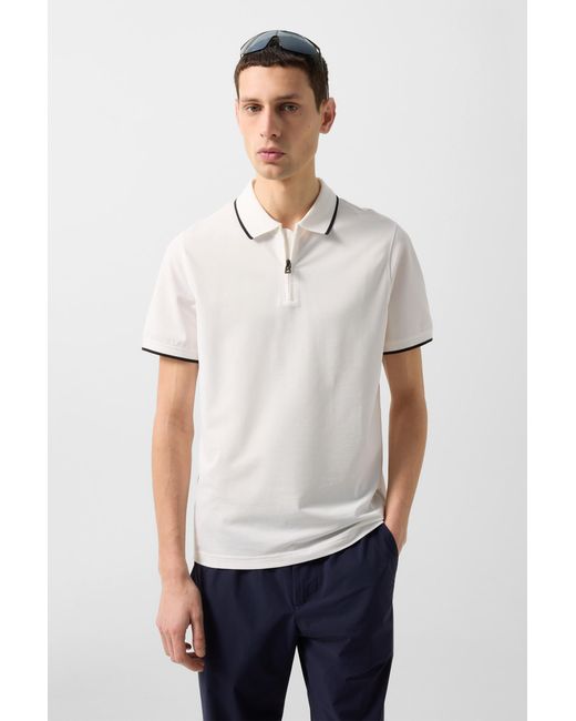Bogner White Timo Polo Shirt for men