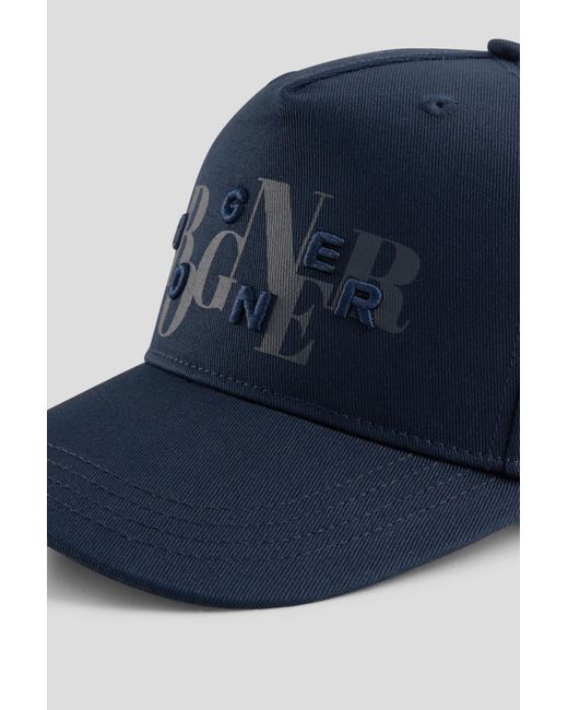 Bogner Blue Truck Cap for men
